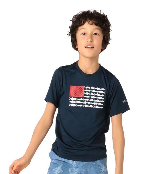 Columbia PFG Shirts Navy For Boys NZ7931 New Zealand